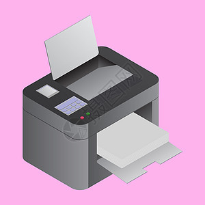 粉红色背景的3D型打印机机图片