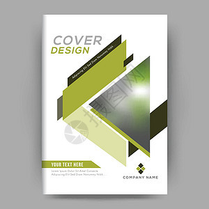 专业的商业封面设计或企业模板布局打印小册子文档杂志办公室出版物通讯公司传单横幅背景图片