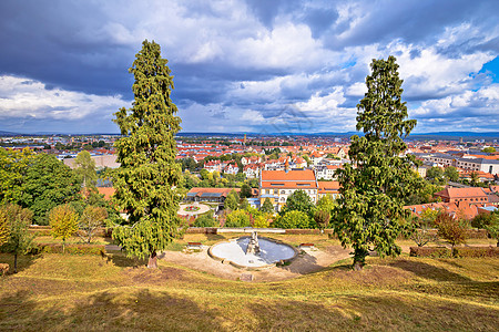 Bamberg 景色优美的班贝格镇屋顶图片