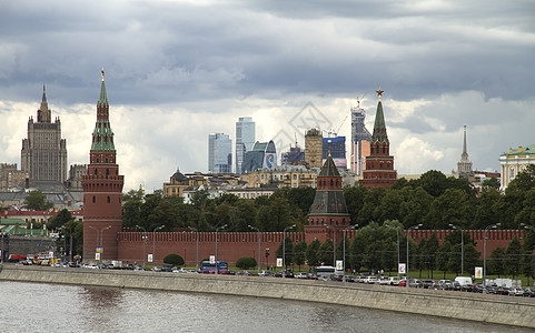 俄罗斯莫斯科地标建筑学首都大教堂旅行城市背景图片