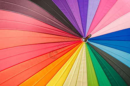 雨伞的彩虹光谱多彩多姿的纹理背景图片