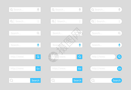 搜索栏 网站 ui 栏设置 网站 appui 和徽标的搜索元素图片