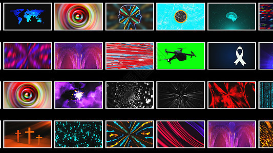 黑色 space3d 渲染中的许多不同的明亮抽象壁纸外表马赛克艺术几何电脑运动别针几何学背景图片