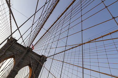 纽约布鲁克林大桥 日出图片