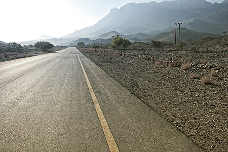 通往Hajar山区Jebel Shams图片