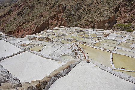 Maras 盐池高角度视图图片