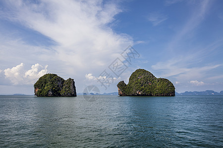 泰国Phang Nga国家公园的景观热带海岸天堂海滩国家地标海洋纽带异国群岛图片