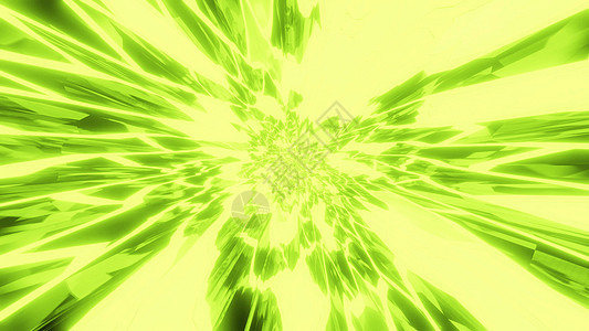 抽象 动漫 风格 3d 插画 背景 wallpape隧道运动渲染墙纸插图绿色背景图片