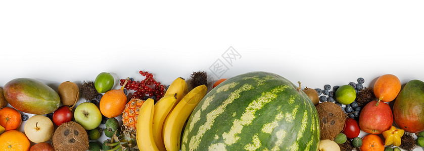 白色的新鲜水果饮食食物桂圆热带框架西瓜橙子蔬菜市场条纹图片