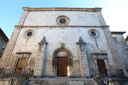 意大利2019年10月12日 Abruzzese镇Scanno旅游全景建筑历史性城市建筑学风景旅行街道村庄图片