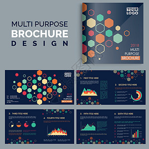 多用途商业宣传册设计背景图片