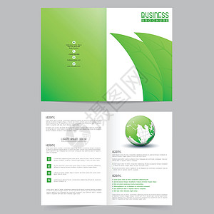 企业宣传册设计生态理念报告商业环境营销传单横幅推介会目录创造力公司图片