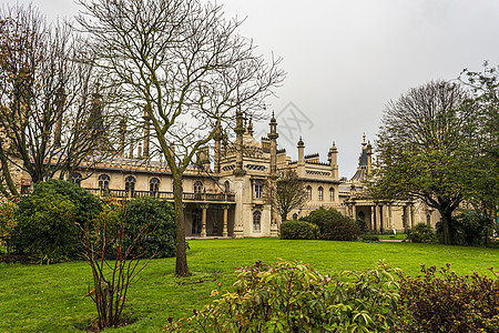 英国布赖顿的皇家王室传说圆顶历史建筑学建筑旅游情调亲王住宅天空风格图片