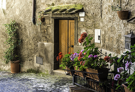 传统的意大利住宅建筑学旅游乡村窗户房子文化村庄街道旅行古董图片