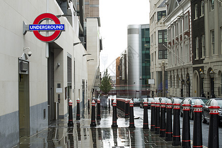 地铁站和标志文化首都红色吸引力地标管子标识马戏团运输城市背景图片