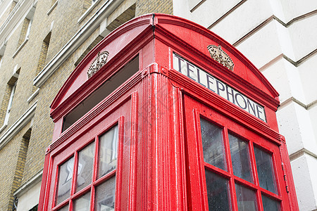 伦敦的红电话小屋历史性首都王国旅游红色城市摊位民众盒子英语图片