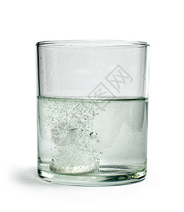 水溶性阿司匹林液体玻璃渲染制药健康疼痛蓝色药理白色溪流图片