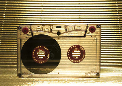 Cassette 磁带盒子音乐贮存歌曲卷轴录音机记录塑料标签空白图片