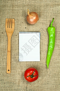 写食谱笔记本厨房调味品烹饪香料叶子菜单写作胡椒食物产品图片