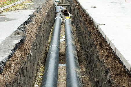 安装热水和蒸汽供暖管道加热器温度连接器建造工程力量压力维修工业技术图片