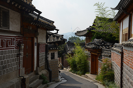 朝鲜老城城市街道石头历史古董旅游游客景观地标建筑学图片