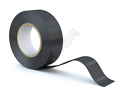 黑色绝缘胶带3磁带塑料贴纸胶水维修绝缘圆圈标签电气空白图片