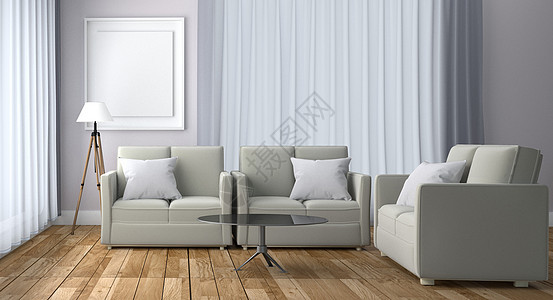 白色客厅内部带沙发 pi 的斯堪的纳维亚内部财产枕头绿色房子酒店木头别墅地面阁楼房间图片