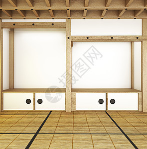 内部的日式房 现代的空房风格 屋顶设计图片