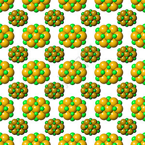 抽象分子设计 黄色球体无缝模式 分子结构原子  Banne 的医学背景图片