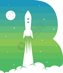 字母表初始标志符号标志类型太空火箭 vecto宇航员星系发射旅行品牌标识航天飞机科学飞船图片