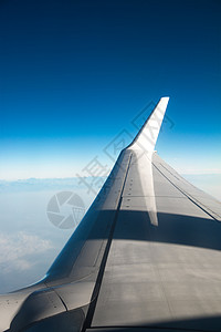 飞机的翼风景图片