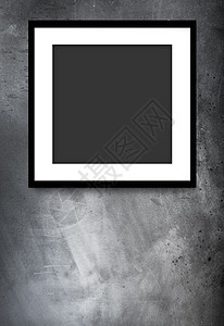 黑色现代框架灰色海报横幅艺术画廊博物馆空白概念场景背景图片