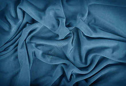 蓝色卷布背景剪裁材料纤维纺织品织物装潢丝绸棉布图片