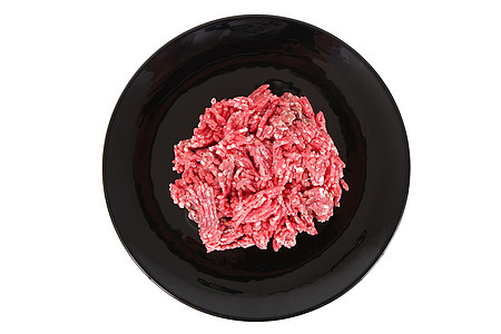 生牛肉准备吃塔塔屠夫美食概念牛扒鱼片肋骨食物鞑靼红色图片