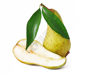 白色背景的梨子食物饮食水果农业厨房营养生物美食图片