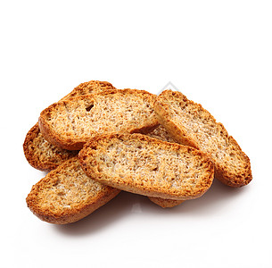 白色背景上的细面包面包美食图片