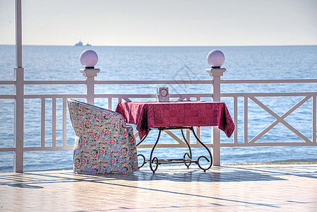 乌克兰敖德萨的兰格伦海滩 春季住宅建筑物全景假期城市酒店海岸建筑学餐厅长廊图片