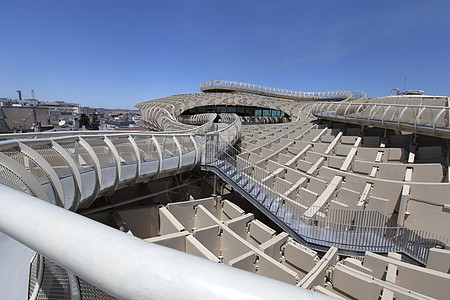 塞维利亚天空阳伞建筑学正方形旅游大都市城市场景广场建筑图片