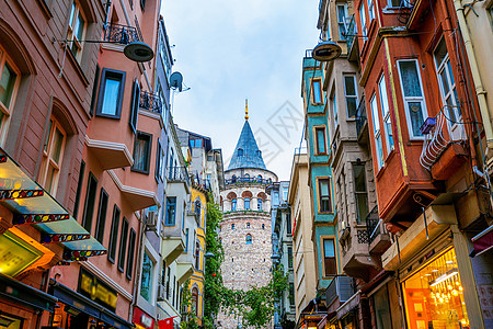 在土耳其伊斯坦布尔的加拉塔塔塔图片