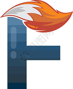狐尾火标志标识字母表首字母设计矢量 ar篝火艺术公司品牌商业身份火焰狐狸尾巴创造力图片