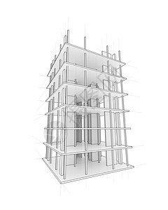 正在建设中的房子的绘图地面建筑学建造建筑办公室设计草图绘画打印原理图图片