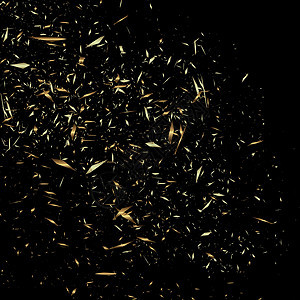 金色亮片深色背景空白黑色技术插图材料织物墙纸金属包装金子图片