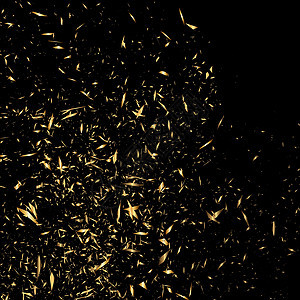 金色亮片深色背景黑色材料插图包装金子空白金属技术织物墙纸图片