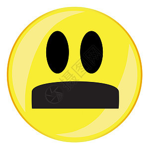 海象大胡子微笑脸按钮 孤立的徽章黄色绘画艺术夹子幸福快乐眼睛情感卡通片图片