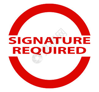 要求签署的红墨胶橡胶印章圆形墨水圆圈艺术品绘画插图红色邮票签名艺术图片