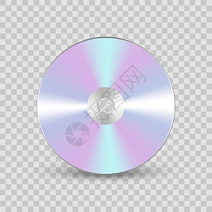 CD 或 DVD 光盘 逼真的矢量光盘卡通片配乐电脑视频艺术音乐技术磁盘标签反射图片