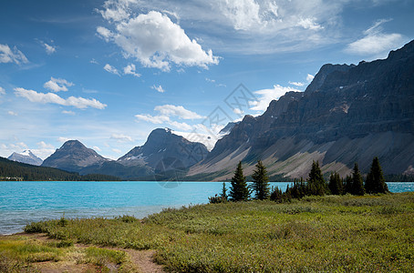 加拿大艾伯塔Banff国家公园 加拿大爱伯塔州旅行环境山脉目的地爬坡森林农村全景荒野风景图片