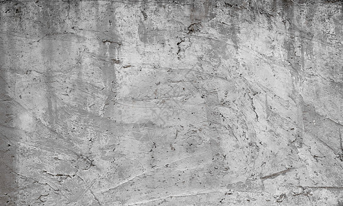 旧混凝土墙纹理背景的 带裂缝和孔的白色混凝土墙背景建造古董褪色苦恼框架建筑学建筑物材料石头风化图片