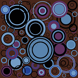 回转环背景插图蓝色绘画艺术艺术品淡紫色圆圈逆行紫色图片