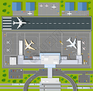 飞机俯视角度旅行运输飞机场视角城市建筑建筑学公共汽车航班旅游图片